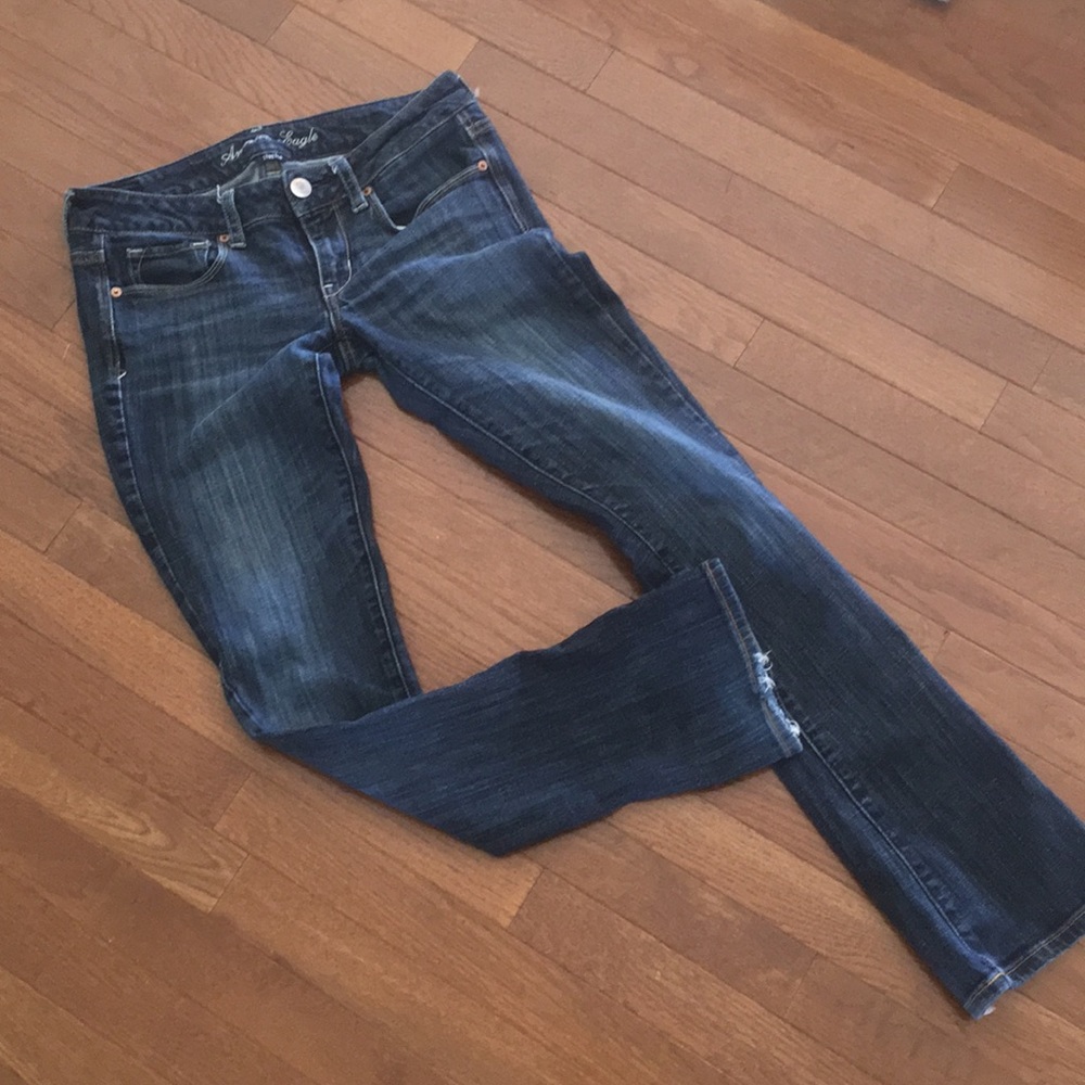 AE skinny kick jeans 6